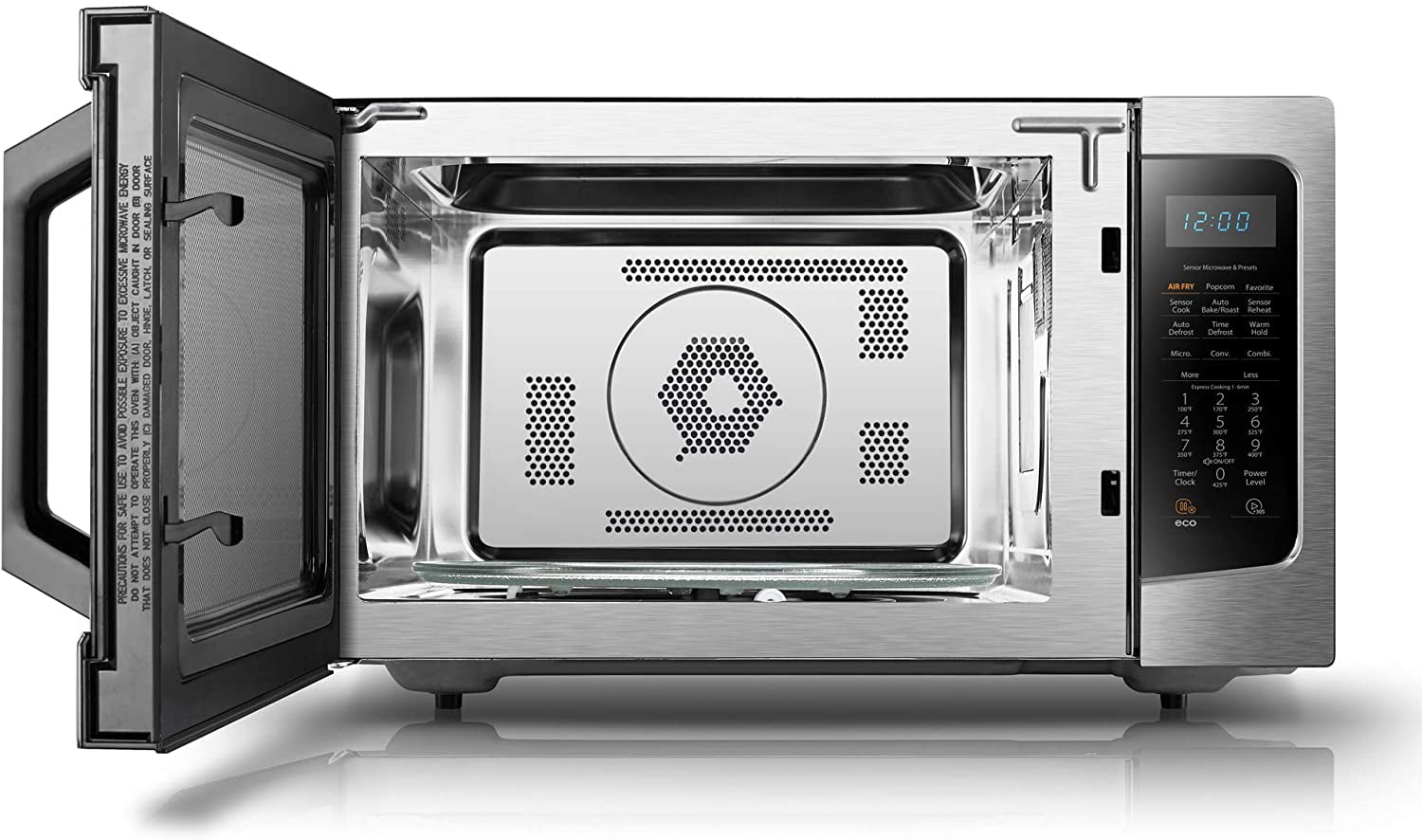 TOSHIBA 4-in-1, 1.5 cu. ft., Countertop Microwave Oven, Smart Sensor, 1000 Watts, ML-EC42P(SS), Stainless Steel