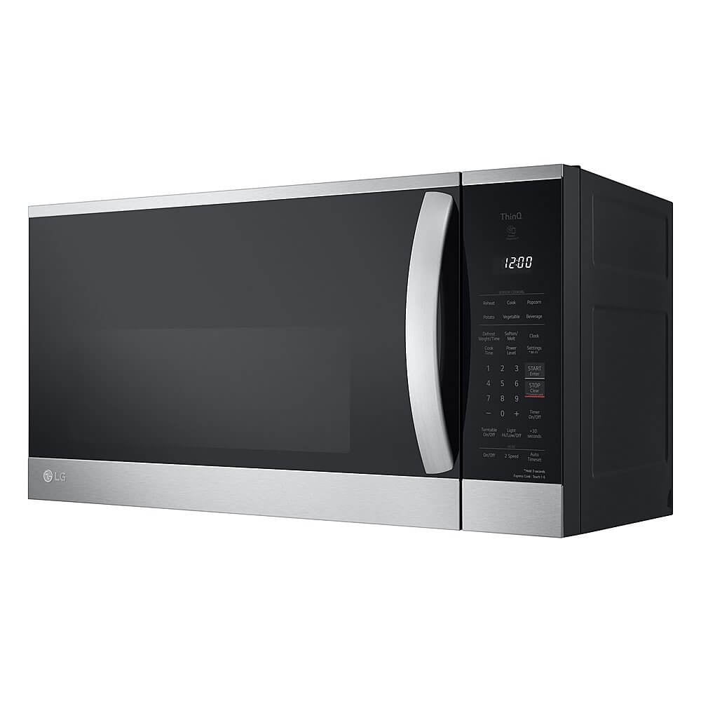 LG 1.8 cu ft 47.60 lb Over-the-Range Microwave Oven, Stainless Finish