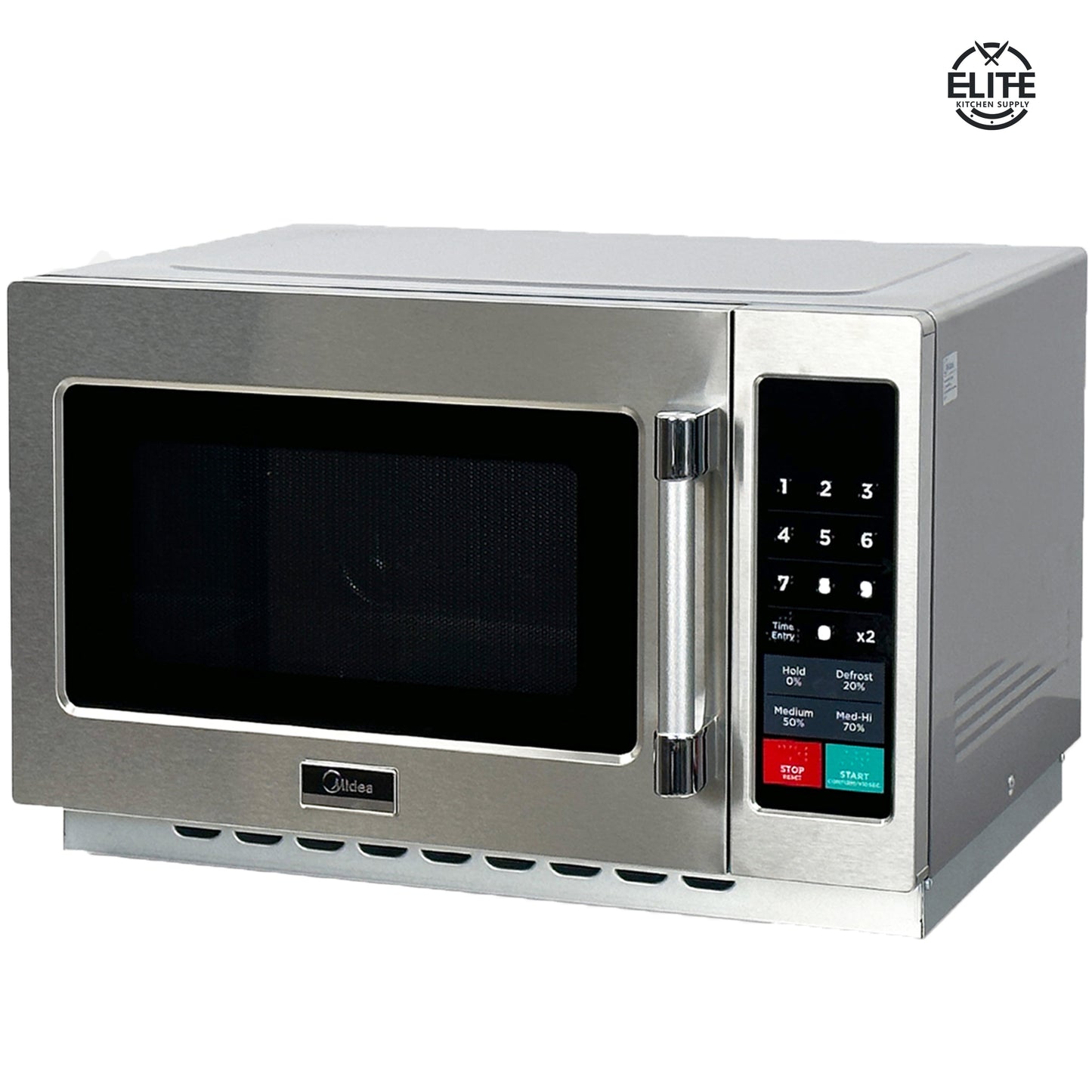 Heavy Duty  1.2 Cu. ft. 1000W Commercial Microwave Oven, Stainless Steel, NSF Certified