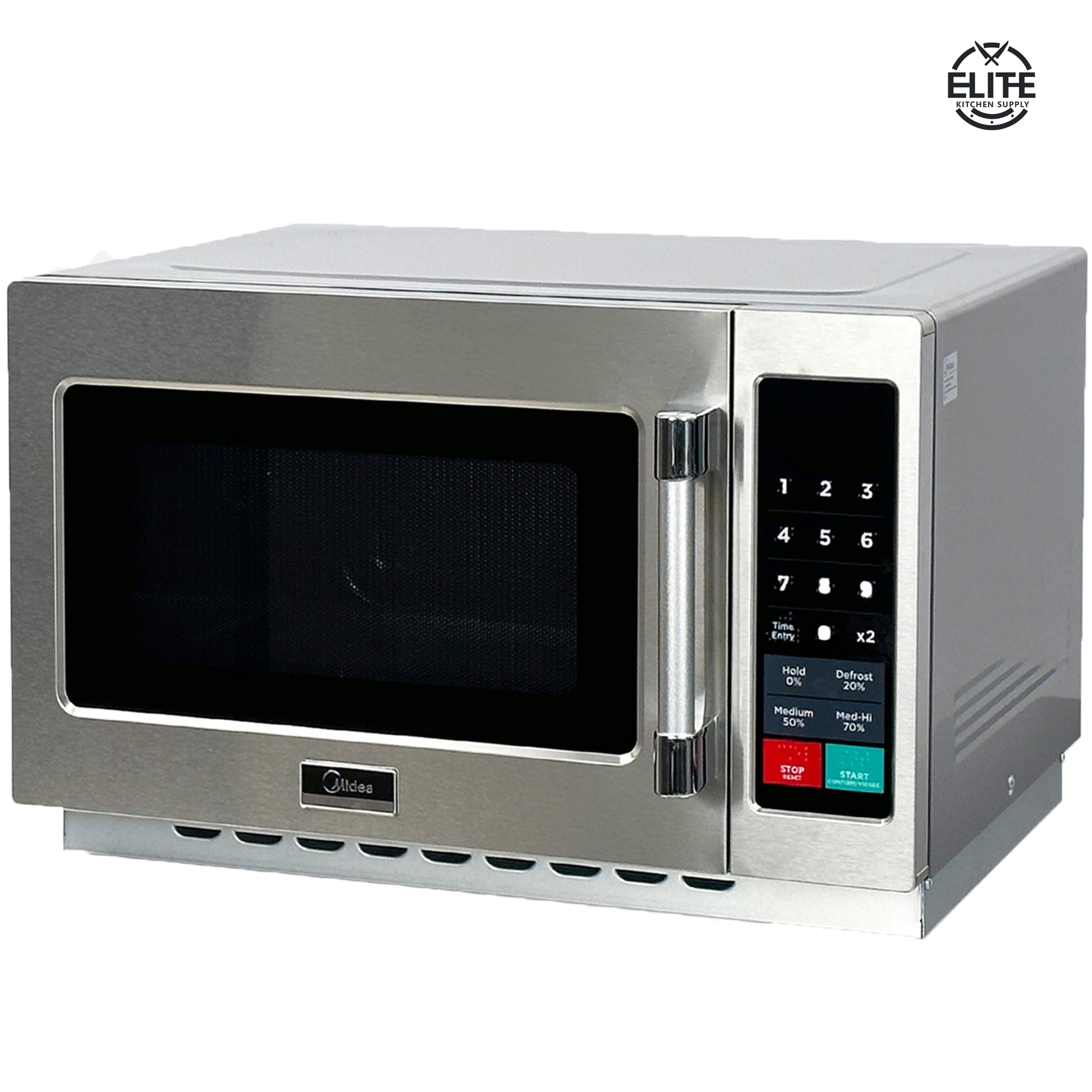 Heavy Duty  1.2 Cu. ft. 1000W Commercial Microwave Oven, Stainless Steel, NSF Certified