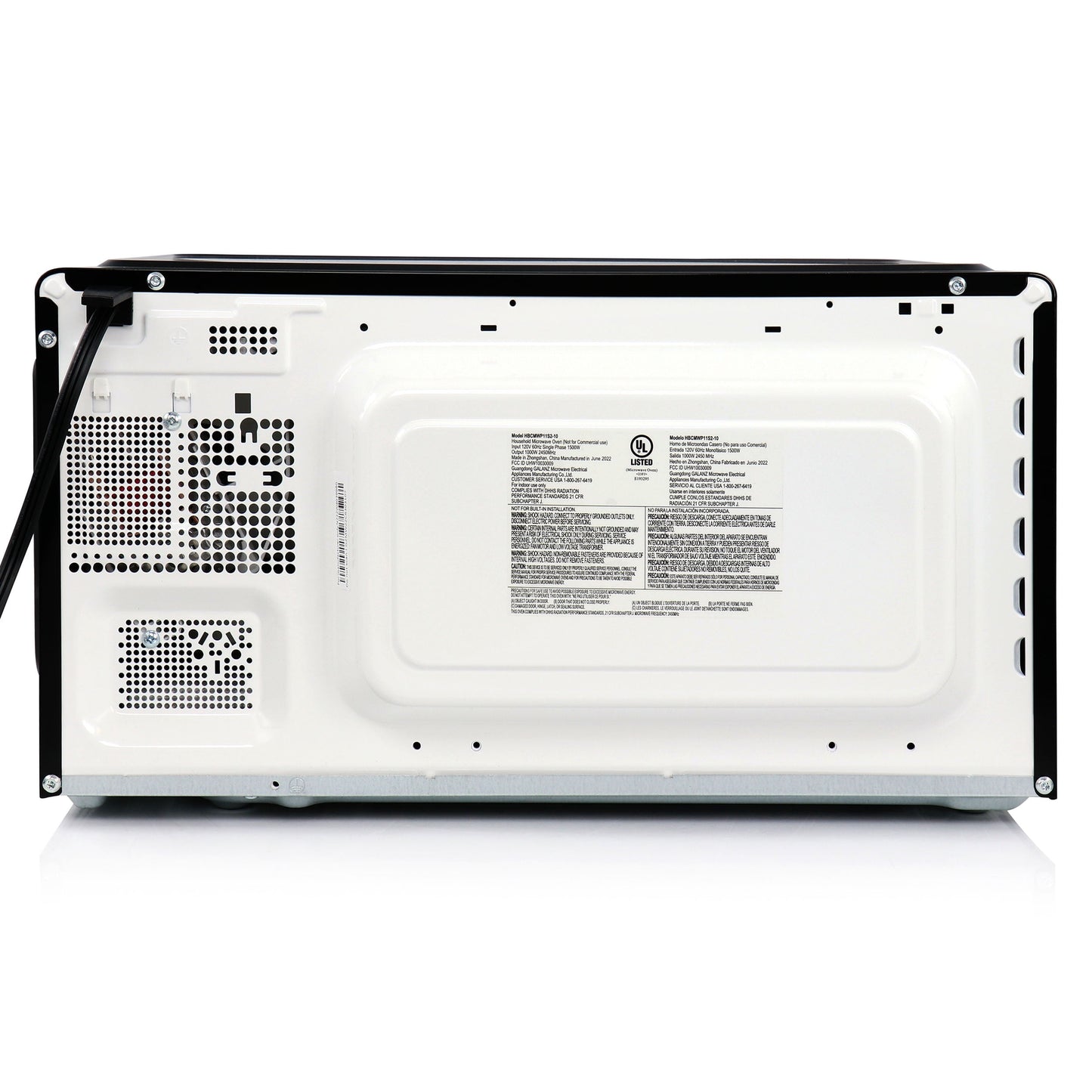 Hamilton Beach 1.1 Cu. Ft. 1000 Watt Countertop Microwave Oven in Black