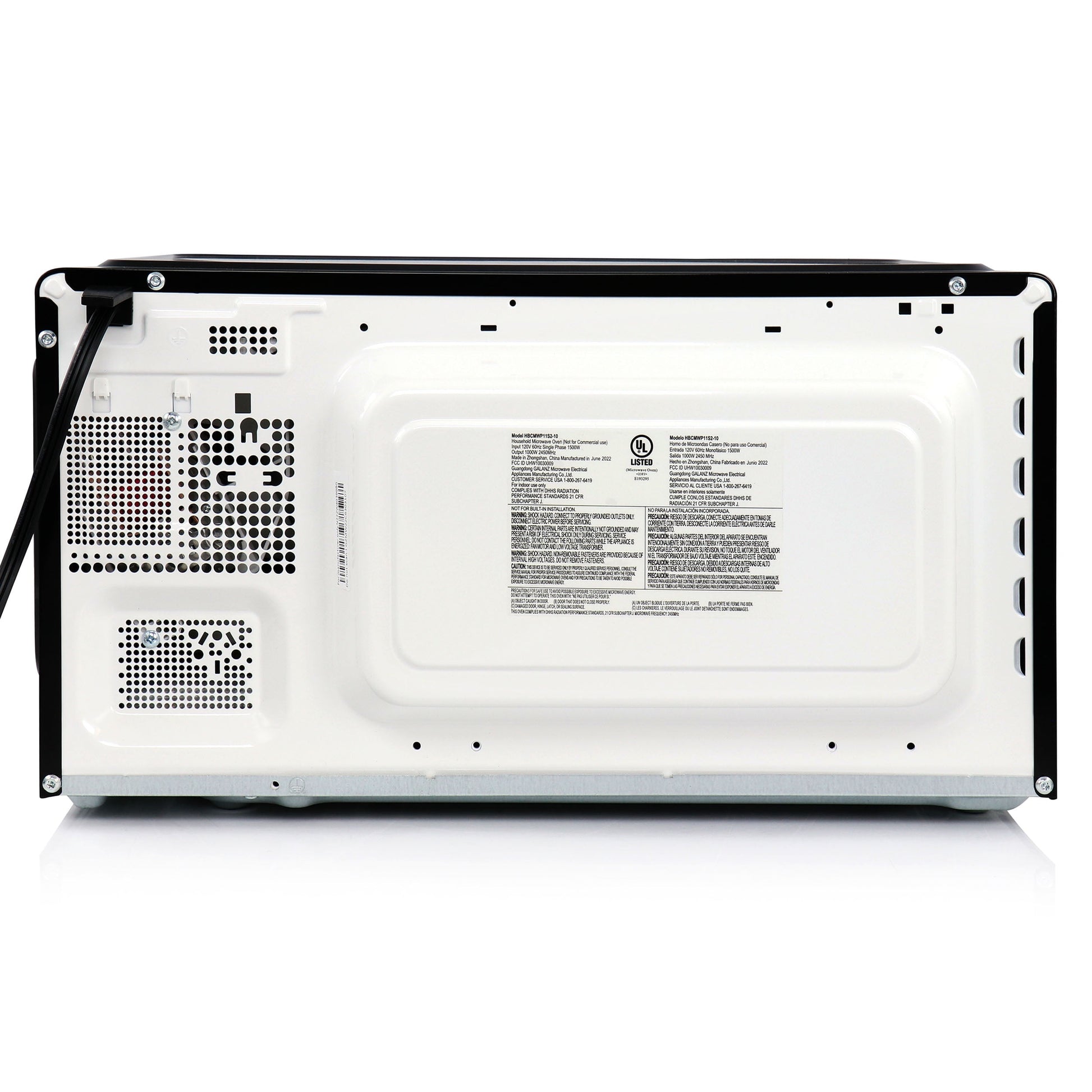 Hamilton Beach 1.1 Cu. Ft. 1000 Watt Countertop Microwave Oven in Black