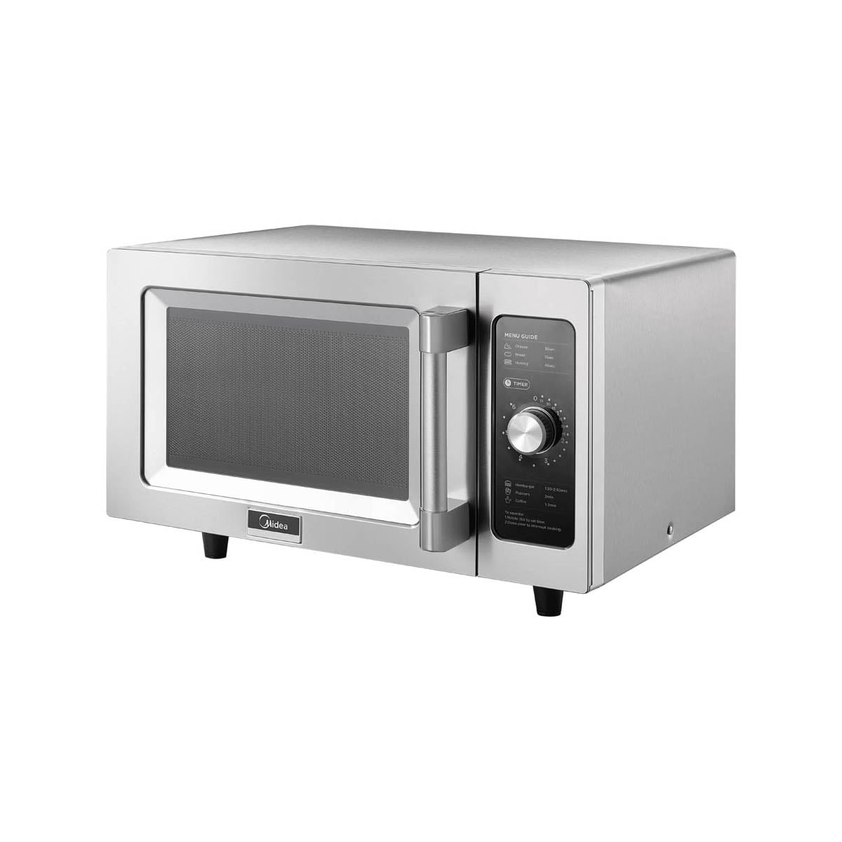 Midea 1025F0A Light Duty Commercial Microwave 1000W with Dial Controls