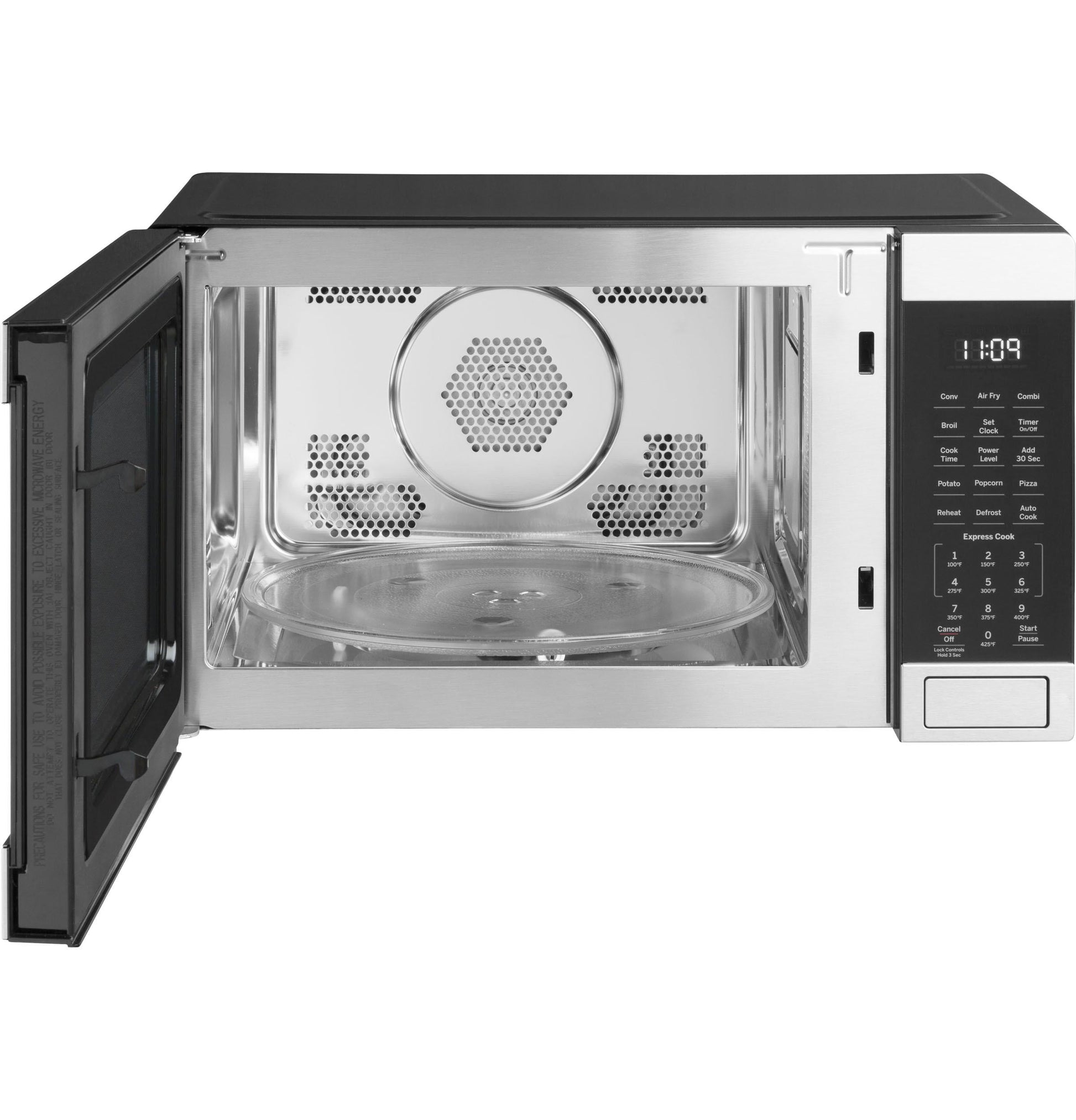 Ge Jes1109 21" Wide 1 Cu. Ft. 1050 Watt Countertop Microwave - Stainless Steel