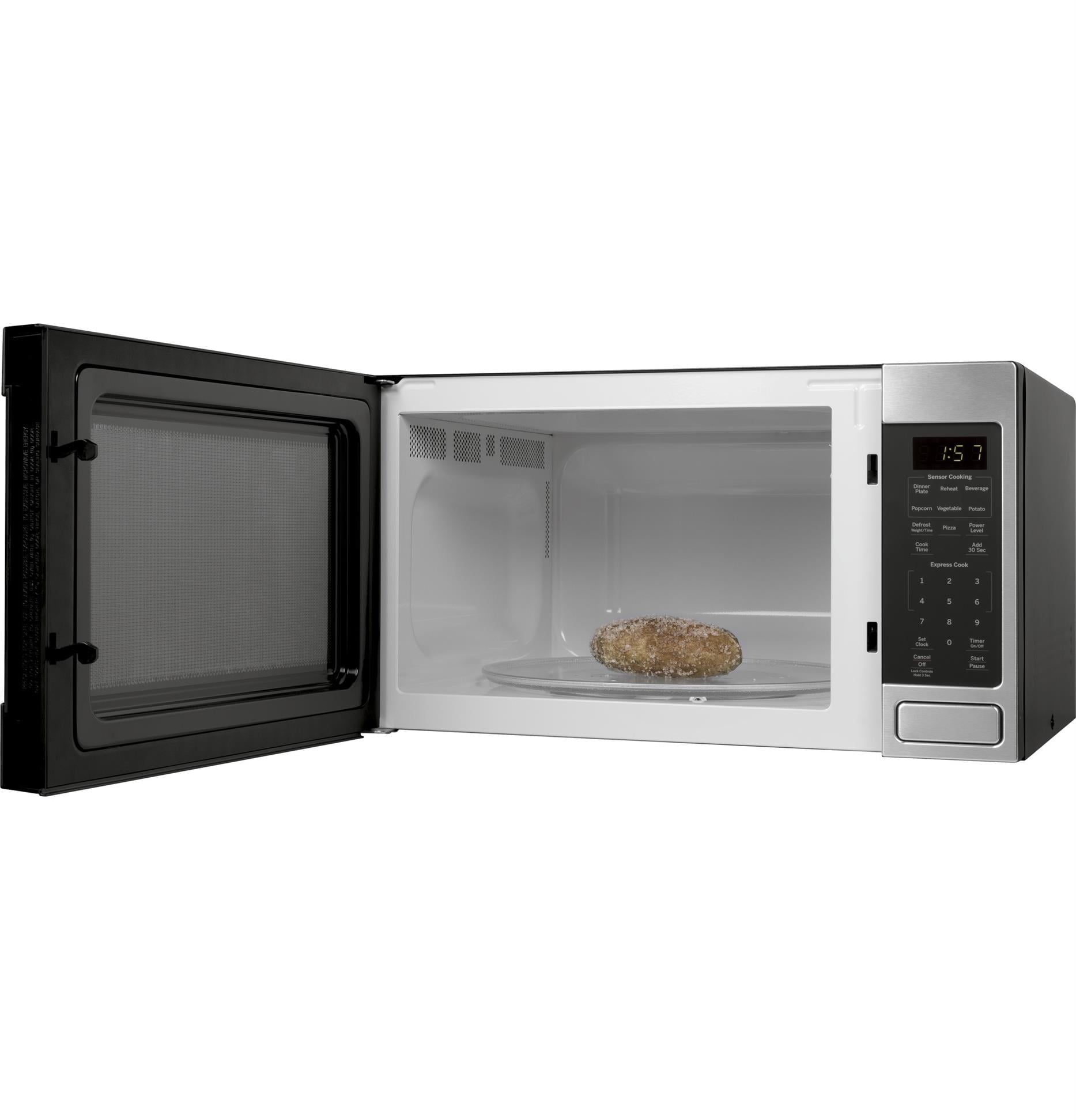 GE® 1.6 Cu. Ft. Countertop Microwave Oven (Stainless Steel)
