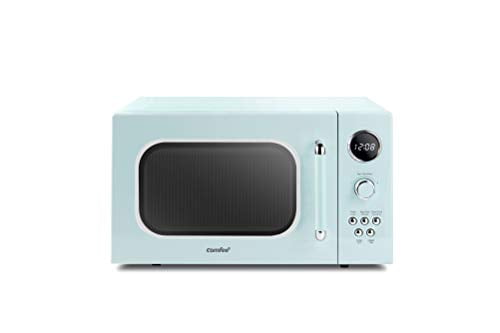 COMFEE' CM-M091AGN Retro Microwave with Multi-stage Cooking, 9 Preset Menus and Kitchen Timer, Mute Function, ECO Mode, LED digital display, 0.9 cu.ft, 900W, Green