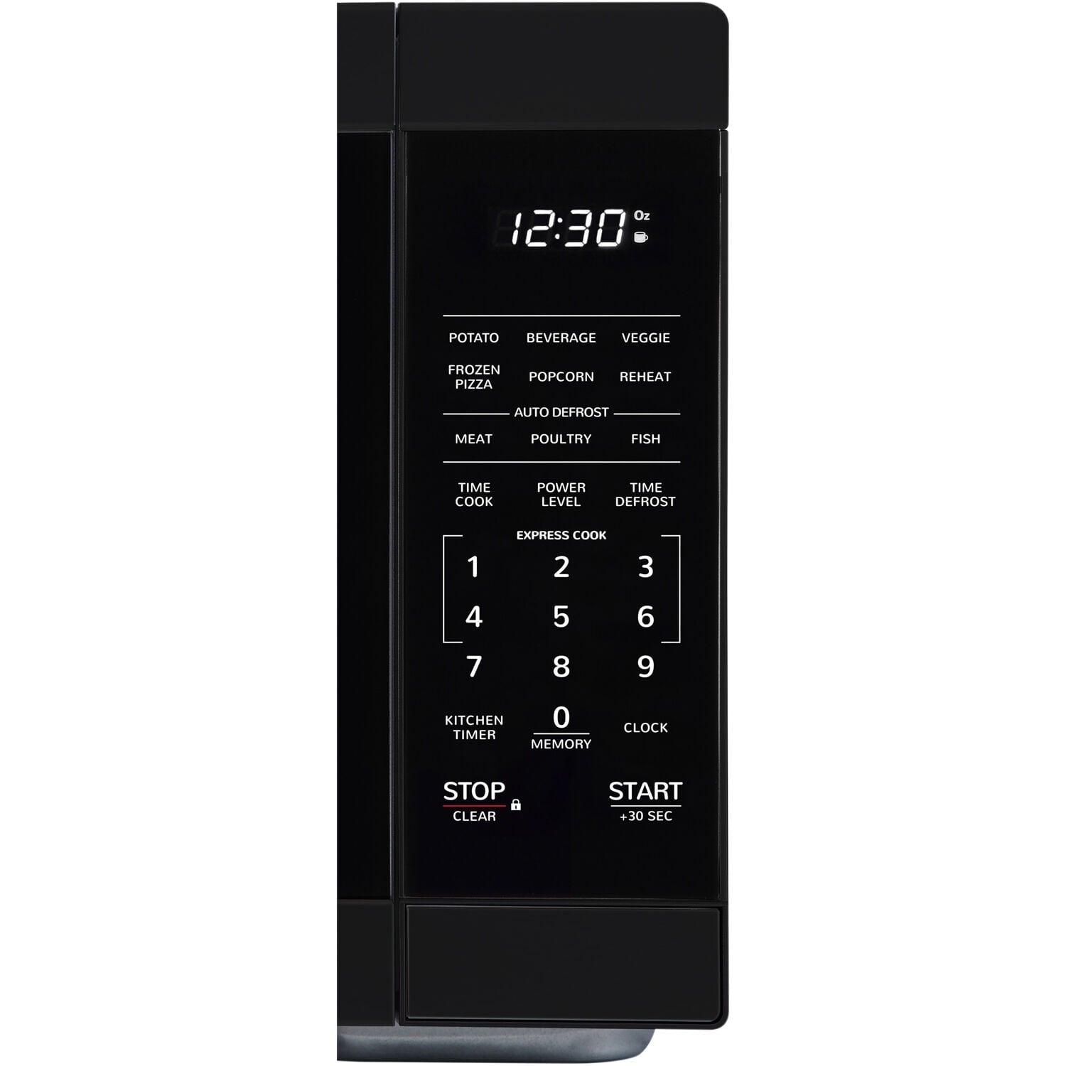 Sharp 1.1-Cu. Ft. Countertop Microwave Oven in Black