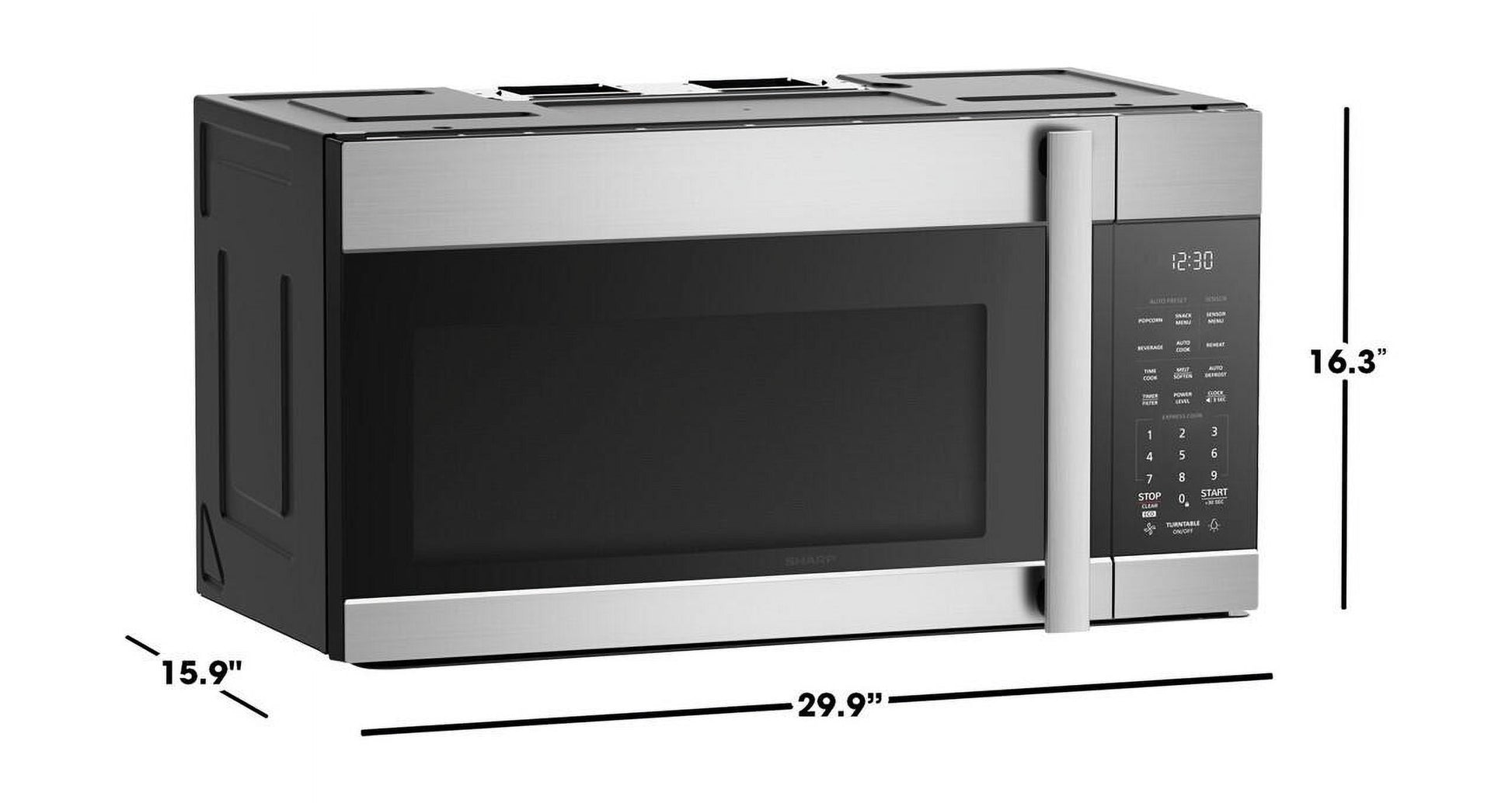 Sharp 30" / 1.7 CF Over-the-Range Microwave Oven