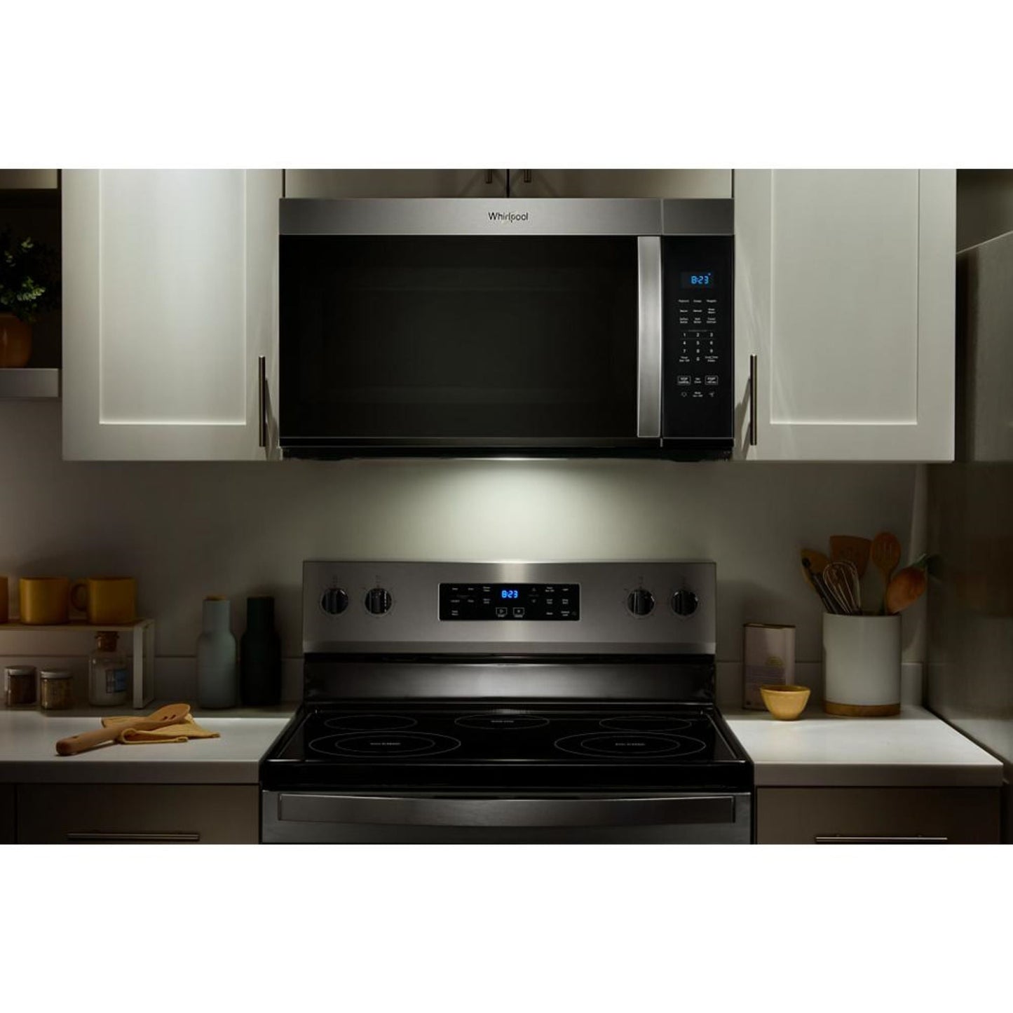 Whirlpool 1.7 Cu. ft. Over-the-Range Microwave Oven 1000-Watts Cooking Power