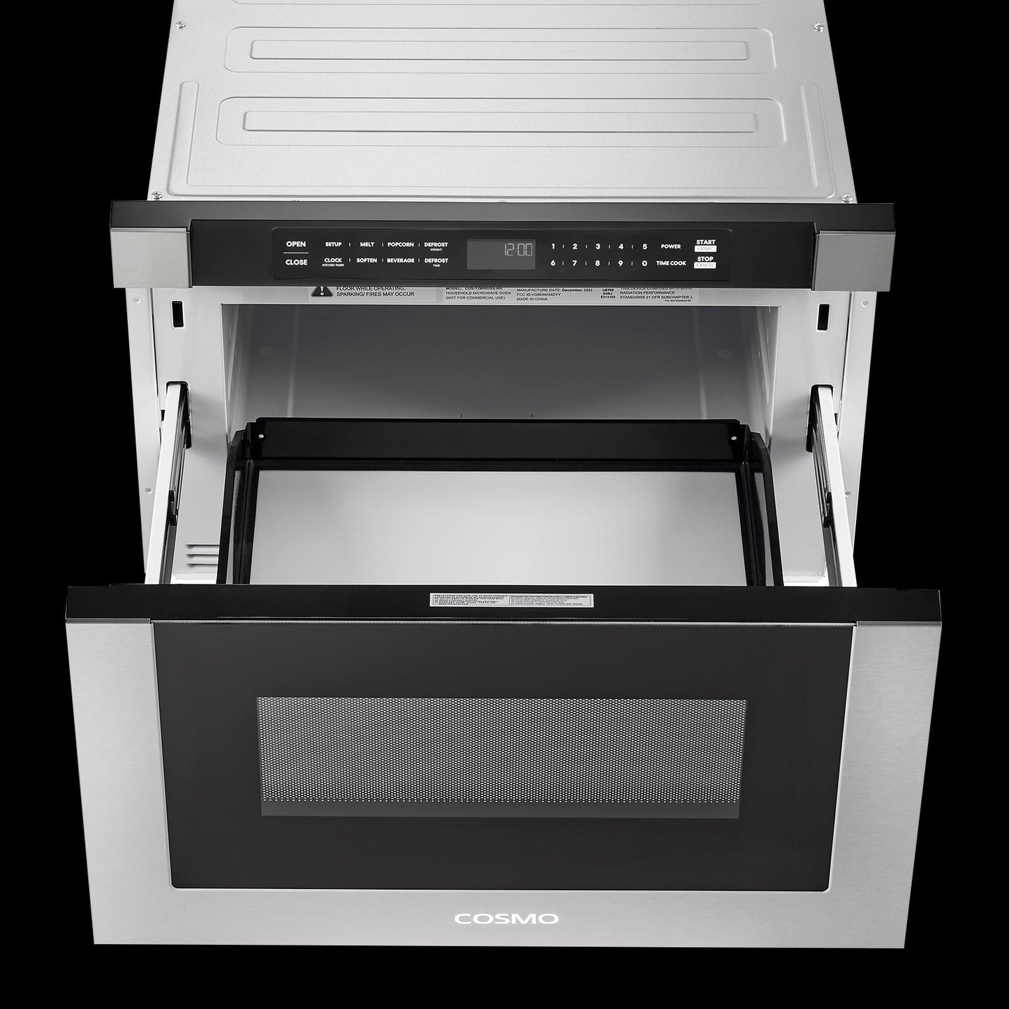 24 in. Built-in Microwave Drawer 1.2 cu. ft. Capacity in Stainless Steel