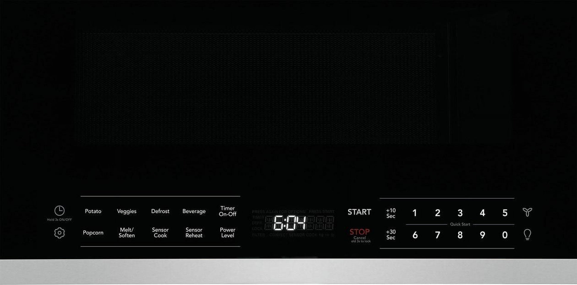Frigidaire 1.9 Cu Ft 29.90 in Over The Range Microwave Ovens in Black Stainless Steel