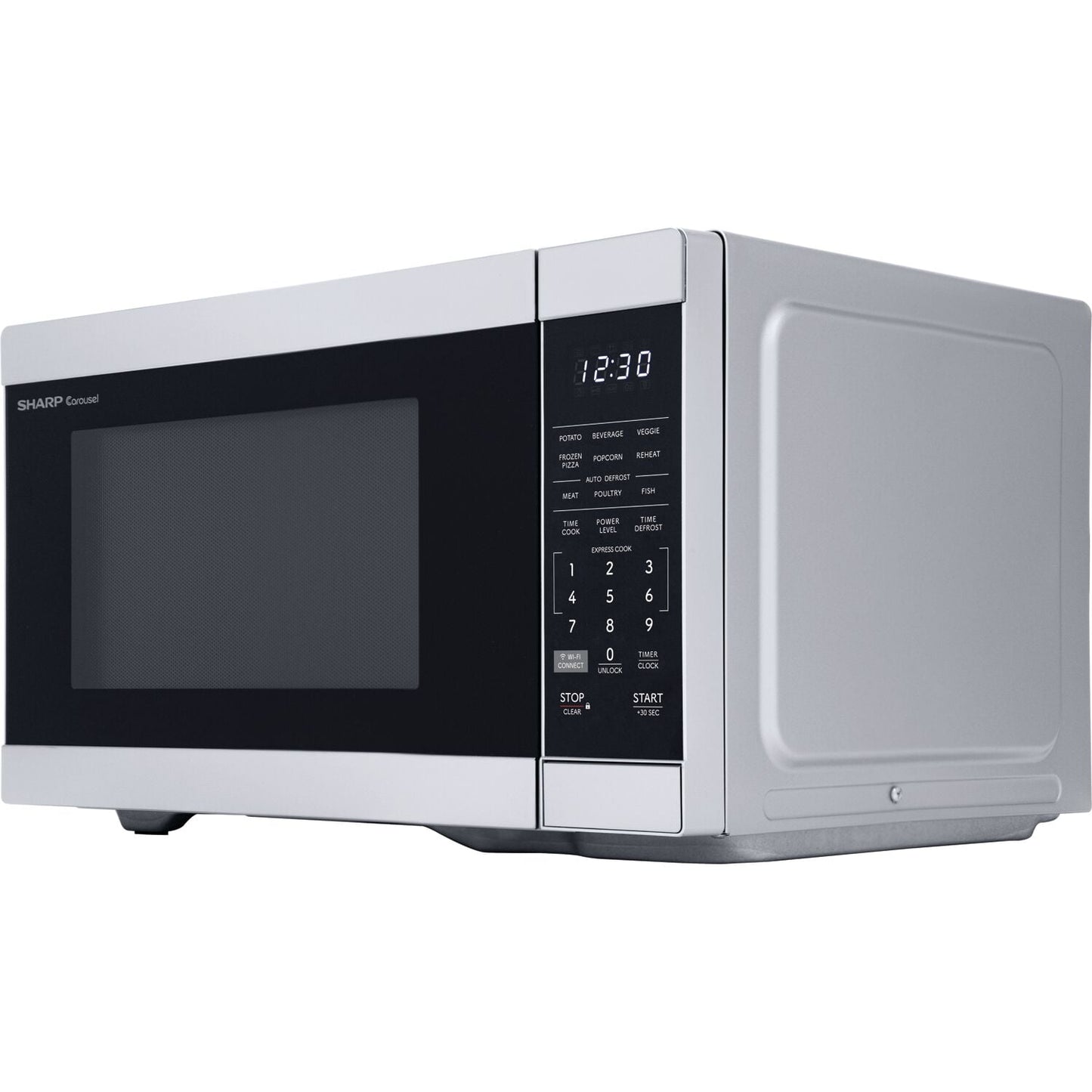 Sharp New  1.1 CF Smart Countertop Microwave Oven, Orville Redenbacher's Certified, ZSMC1169KS