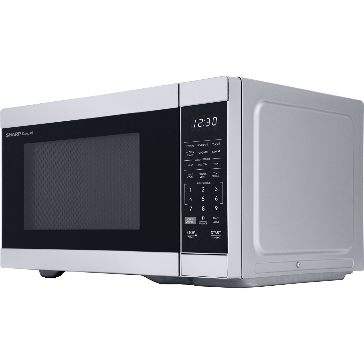 Sharp New  1.1 CF Smart Countertop Microwave Oven, Orville Redenbacher's Certified, ZSMC1169KS