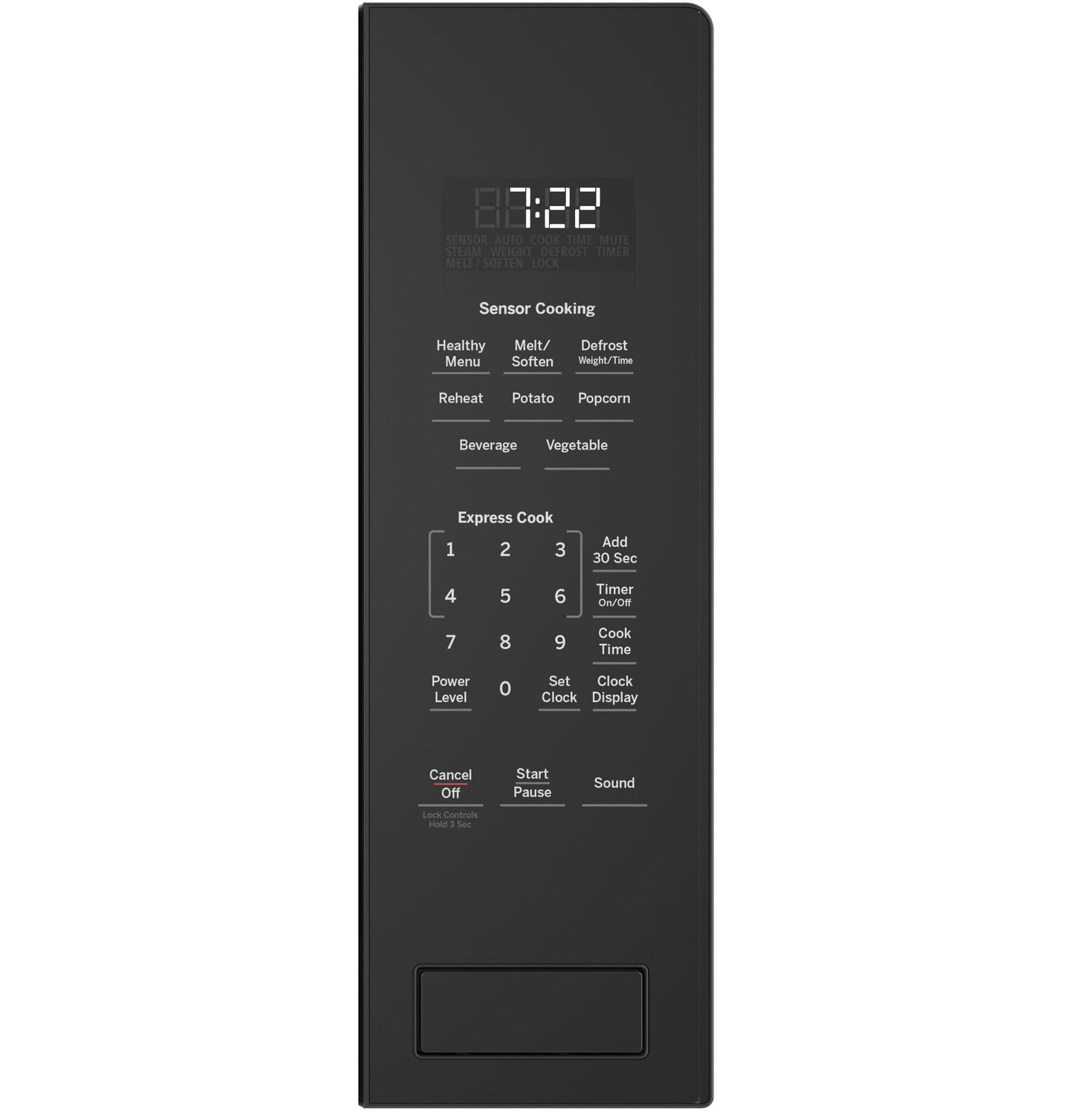 GE Profile PEB7227DLBB 25 inch Built In Sensor Microwave Oven 2.2 cu. ft. Capacity in Black