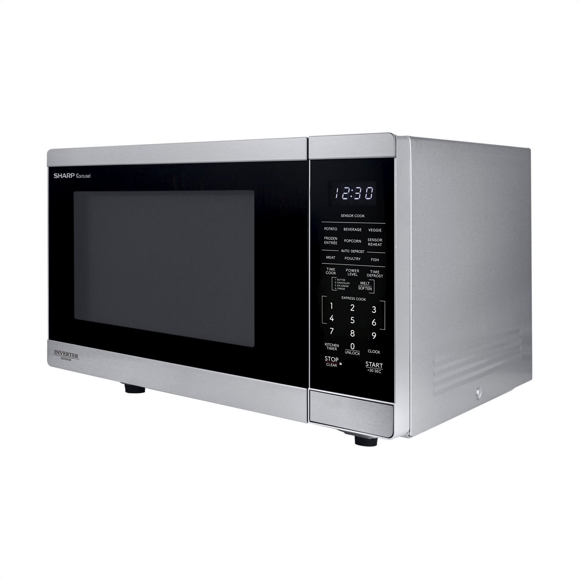 Sharp New 1.4 CF Smart Countertop Microwave Oven, Orville Redenbacher's Certified, ZSMC1469KS